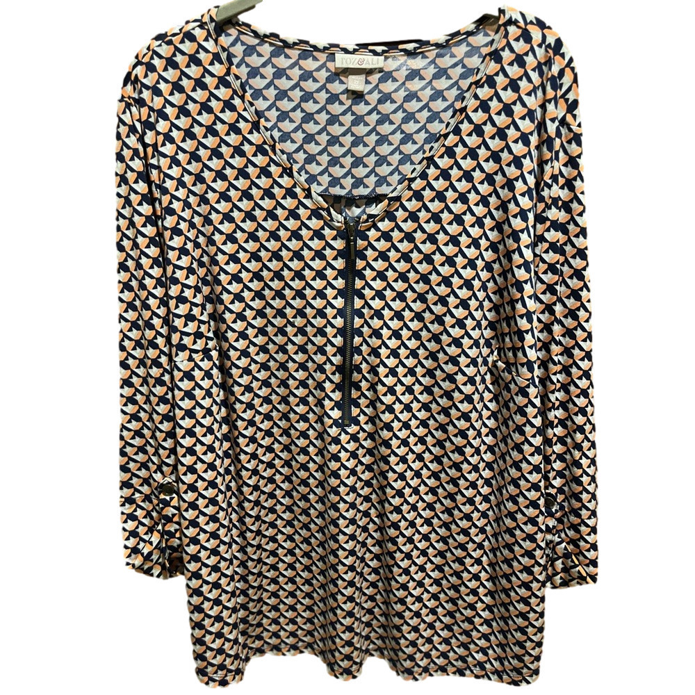 267. WOMENS ROZ & ALI 2X DETAIL TOP